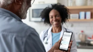 web design for healthcare with a mobile-friendly layout
